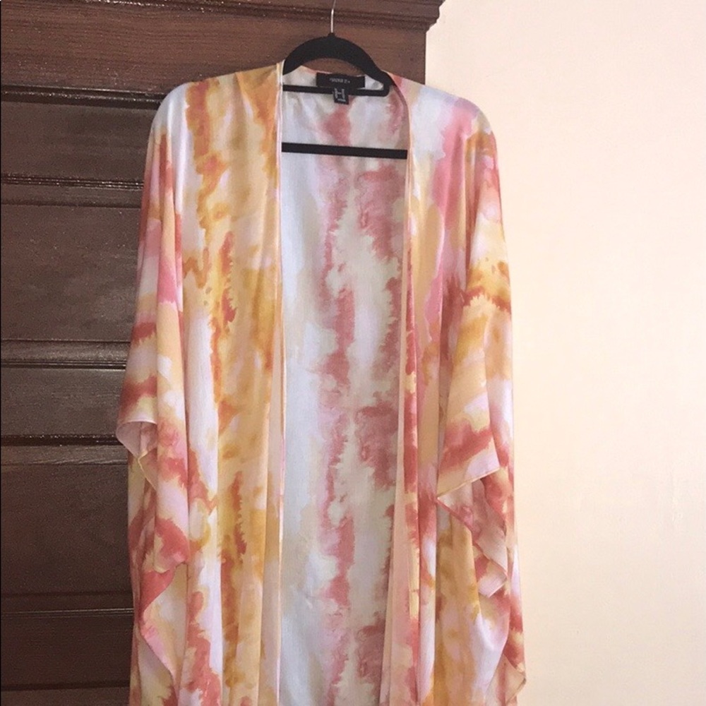 Forever21 Watercolor Kimono